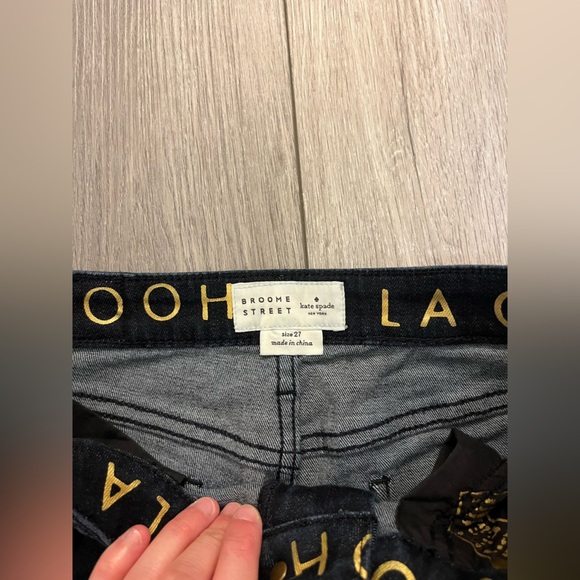 Kate Spade Broome Street Dark Wash Skinny Jeans Size 27 - Picture 6 of 12